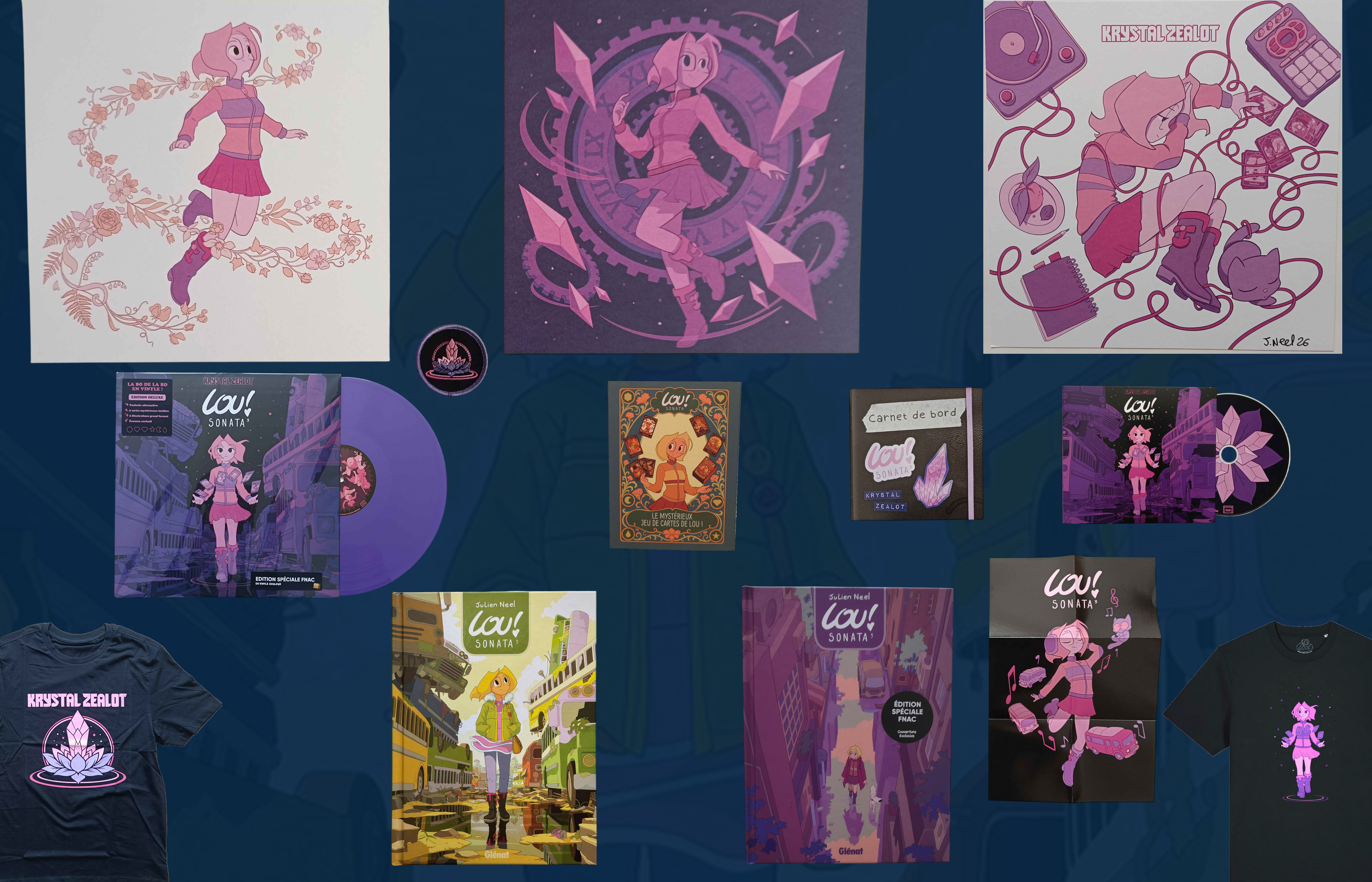 Sortie de Lou Sonata 3: Récapitulatif des objets